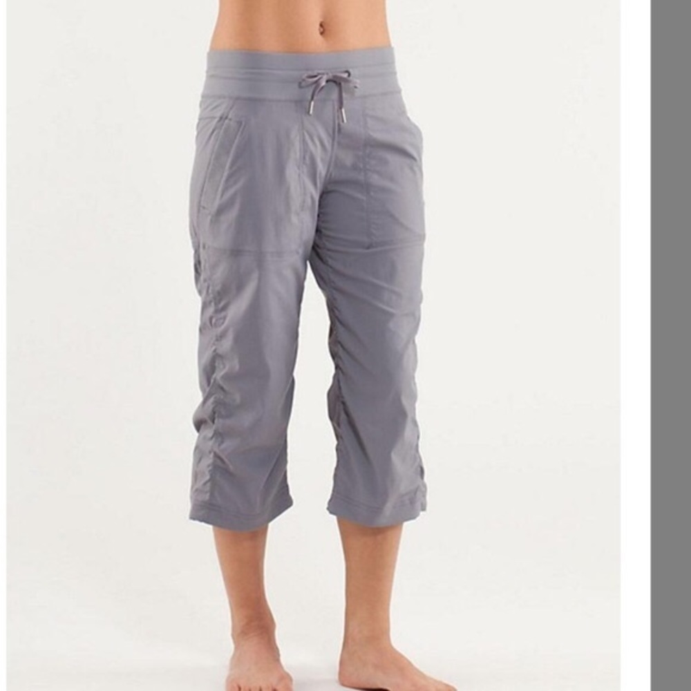 lululemon lined white Capris